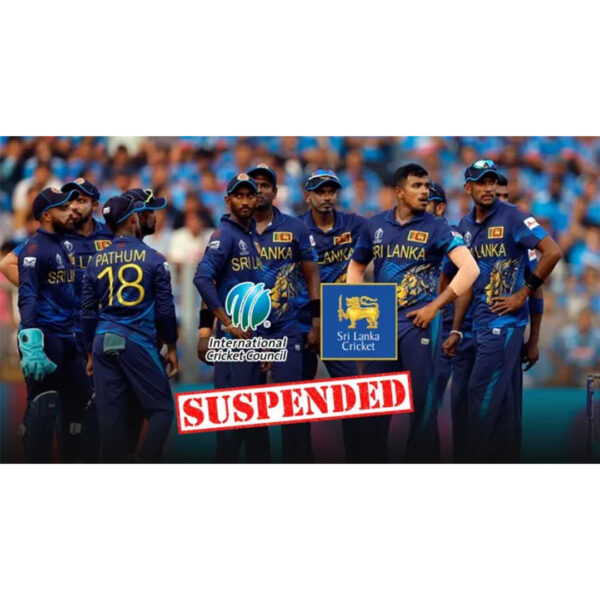 ICC විසින් ශ්‍රී ලංකා ක්‍රිකට් සාමාජිකත්වය අත්හිටුවයි
