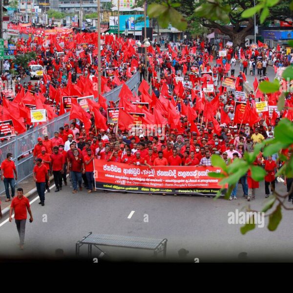 ජවිපෙ රතු මැයි රැලි දිවයිනේ හතර දිසාවේම